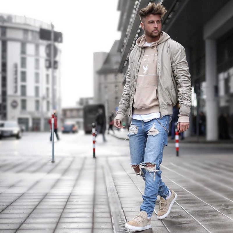 bomber homme sportswear